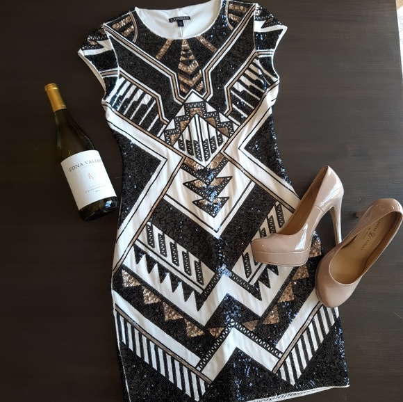 Express Dresses & Skirts - Express Sequin New Year's Dress
